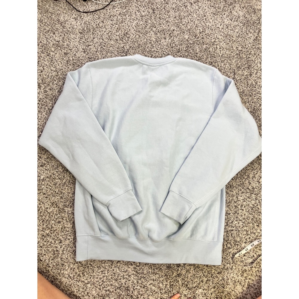 MV Sport Pro-Weave Crewneck Sweatshirt Medium Light Blue Wildcat Chenille Patch - Picture 8 of 11